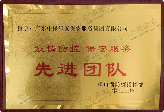 东莞市疫情防控先进团队